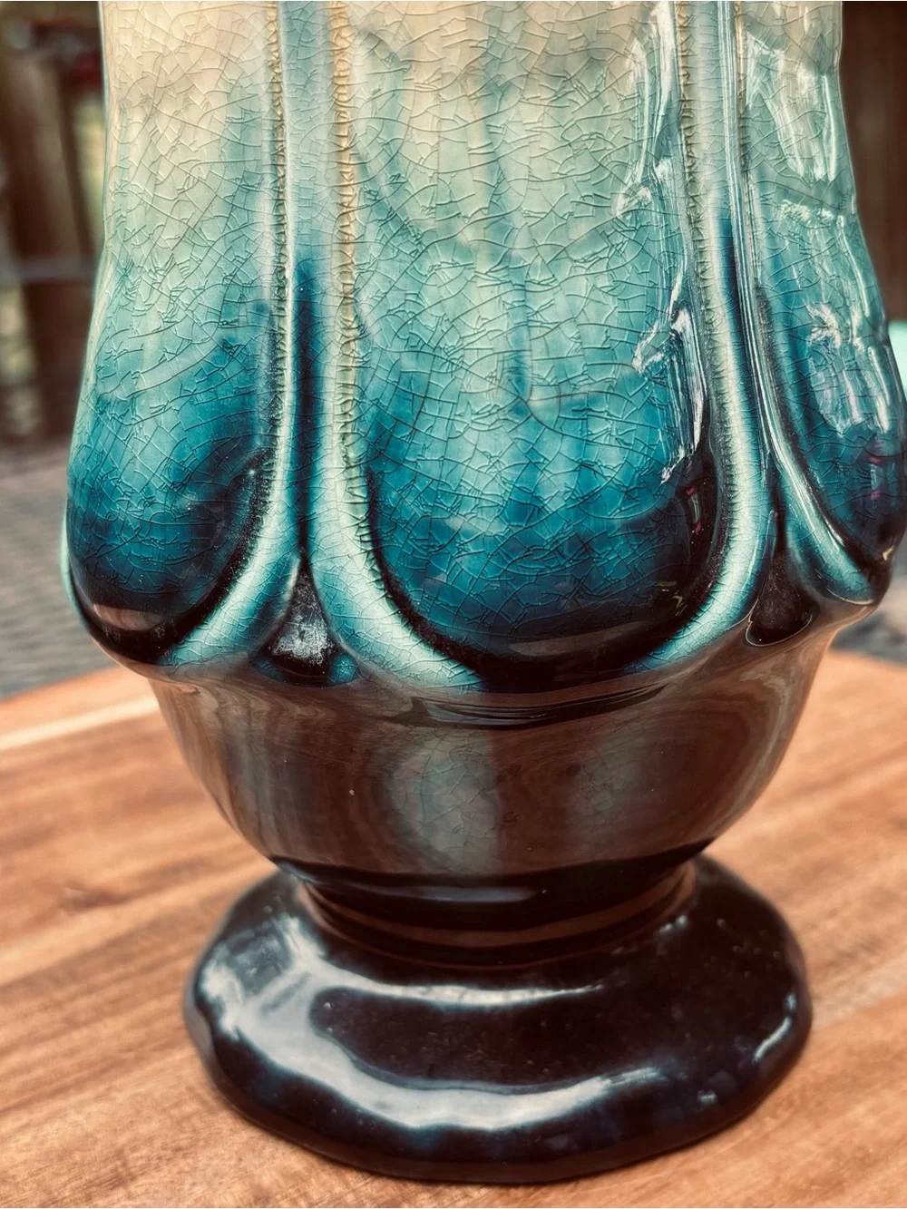 Antique Rorstrand Sweden majolica hare head vase